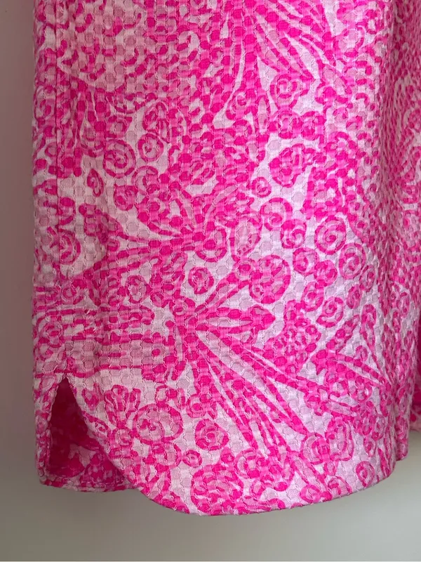 Lilly Pulitzer for Target “See Ya Later” Shift Dress Sleeveless Hot Pink Pattern - Image 7