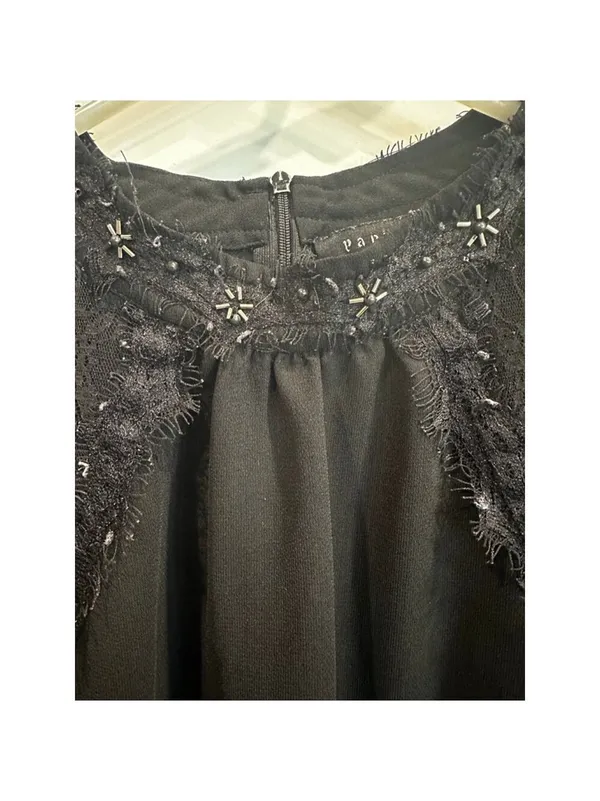 Panitti Black Lace Blouse XL - Image 5
