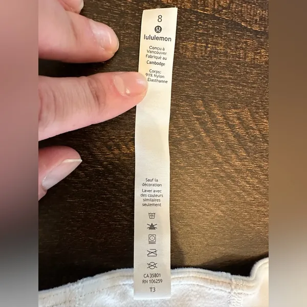 Lululemon White Long Sleeve Quarter Zip Pullover Size 8 - Image 4