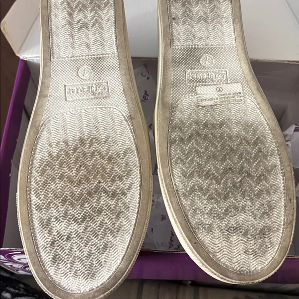 Forever 21 Women's tan nubuck Embellished slip ons 7 - Image 4