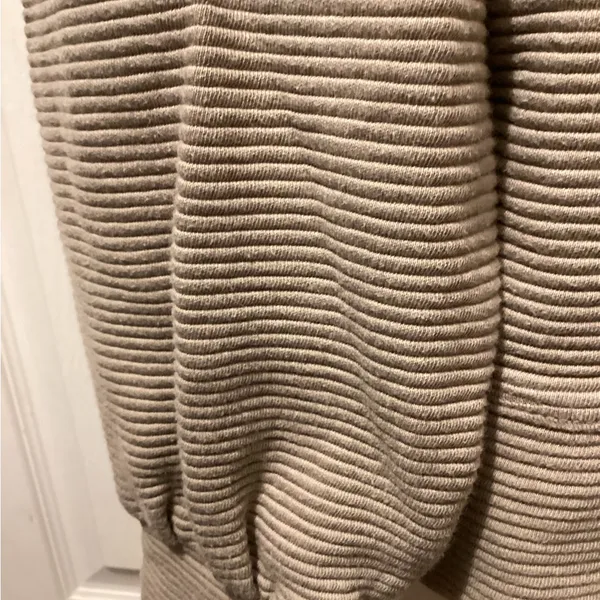 Albion Ribbed Crew Neck Sweater - Beige - Image 2