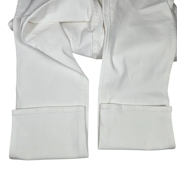 J. Crew Curvy Vintage Slim Straight Jeans White Size 27‎ Style BP494 - Image 12