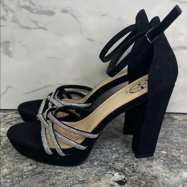 I.D. Required With Rhinestone Accents Black Size 6.5 - Image 5
