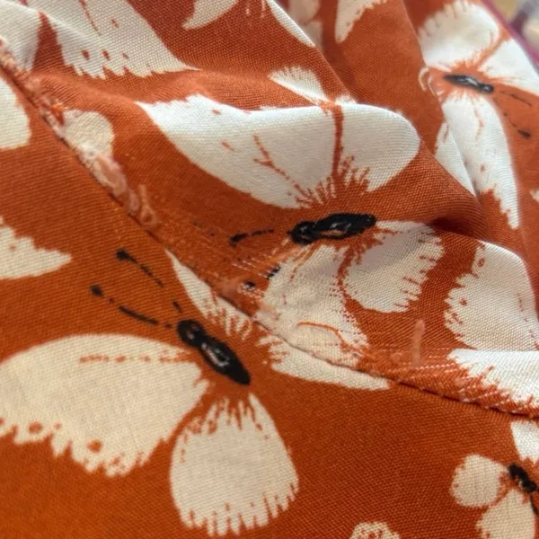 Milk &‎ Honey Orange Butterfly Top Size Large - Image 6