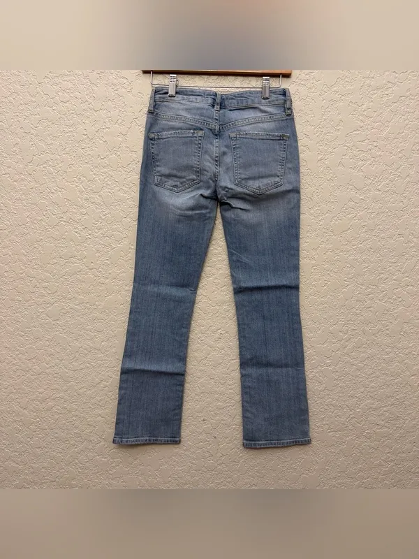 Free People Liv Crop Flare Low Rise Jeans - Image 13