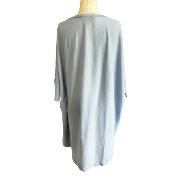 We The Free Blue Oversized Top Women's Shirt Size XS | 55-45 - Image 2