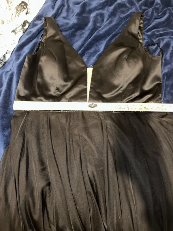 Sherri Hill Black Evening Gown with Embellished Waist - Image 11