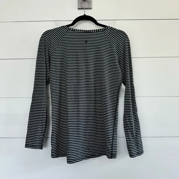Lululemon Women’s 6 Striped Longsleeve Tee - Image 3