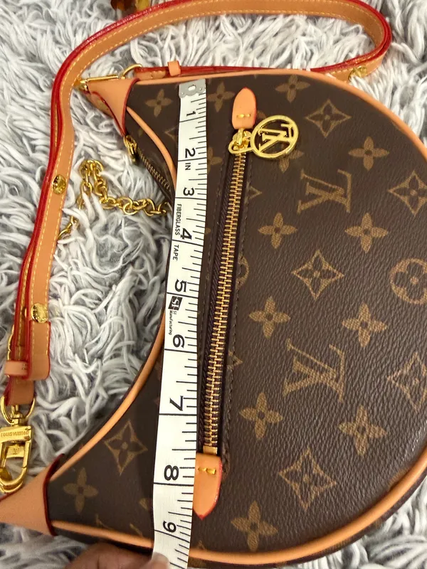 Brown monogram, cross body bag - Image 5