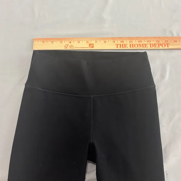 Fabletics PowerHold High Waisted Compression Leggings Black Women 7/8 Length - Image 5