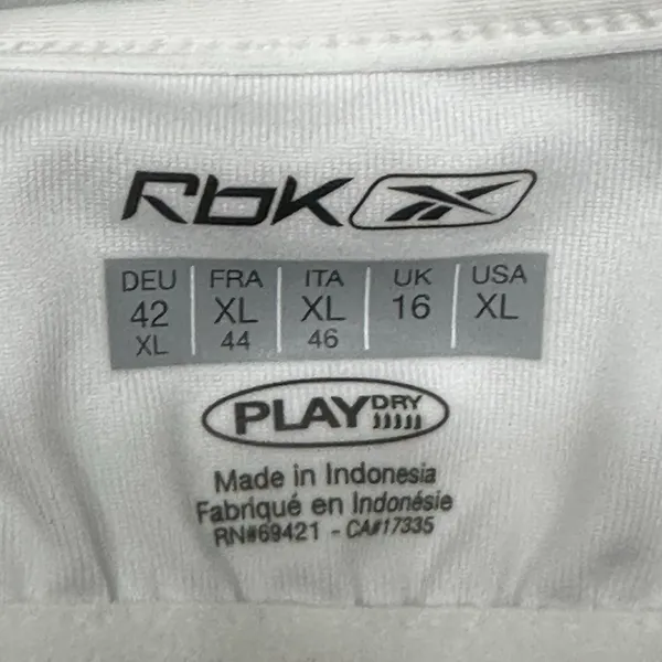 Reebok Womens Slim‎ Fit Retro Active Tennis Dress Size XL White Athleisure Golf - Image 10