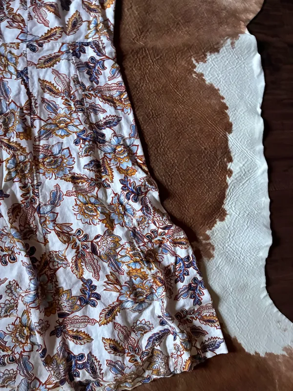 Women's Floral Print Midi Dress from Old Navy size medium - Image 2