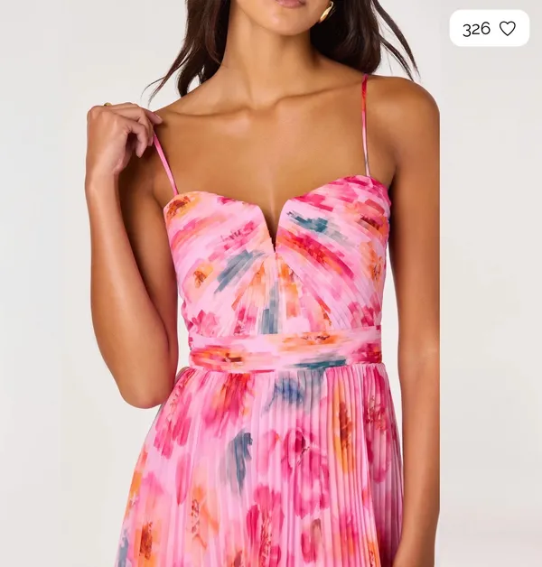 ASTR The Label Floral Dress Maxi - Image 3