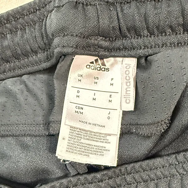 Adidas Black Joggers with White Stripes - Image 7