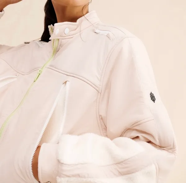 NWT On Your Mark Moto Fleece Jacket - Image 4