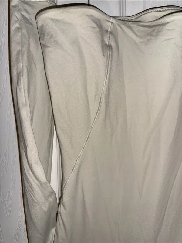 lululemon athletica Wundermost Long Sleeve Tight Fit Crew Top in Bone - Image 5
