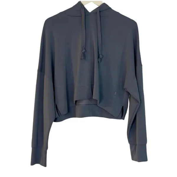Altar'd State revival blue cropped Athletic hoodie M - Image 9