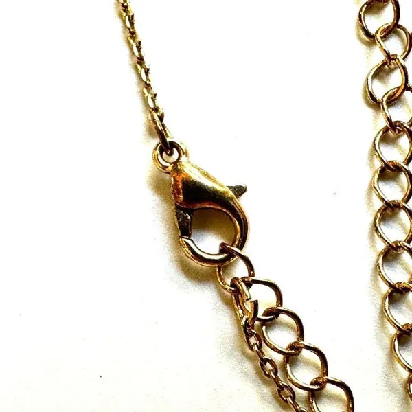 Gold tone Sun and Moon Disc Necklace - Image 7