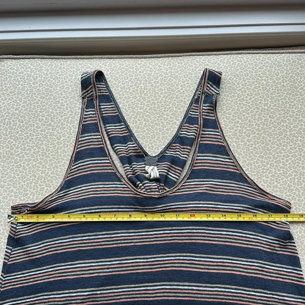 We The Free Best Night Twist Racerback Navy Striped Tank Top Size S - Image 8