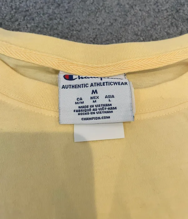 Champion Yellow T-shirt - Image 2