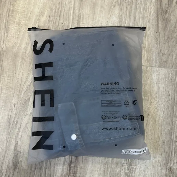 SHEIN Dark Blue Wide Leg Cargo Jeans - Image 9