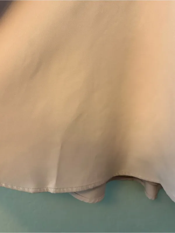 Lulus Divine Darling Light Pink Ruffled Skater Dress size large - Image 9