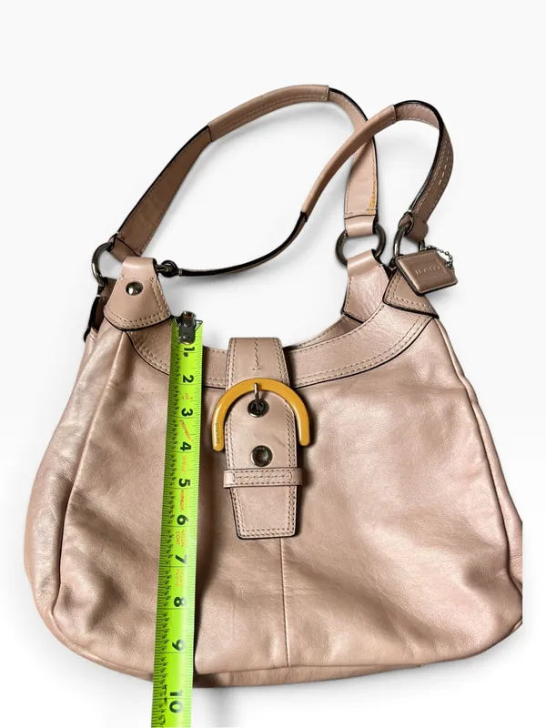 Coach Soho Leather Hobo Bag F17219 in Shell Pink - Image 13
