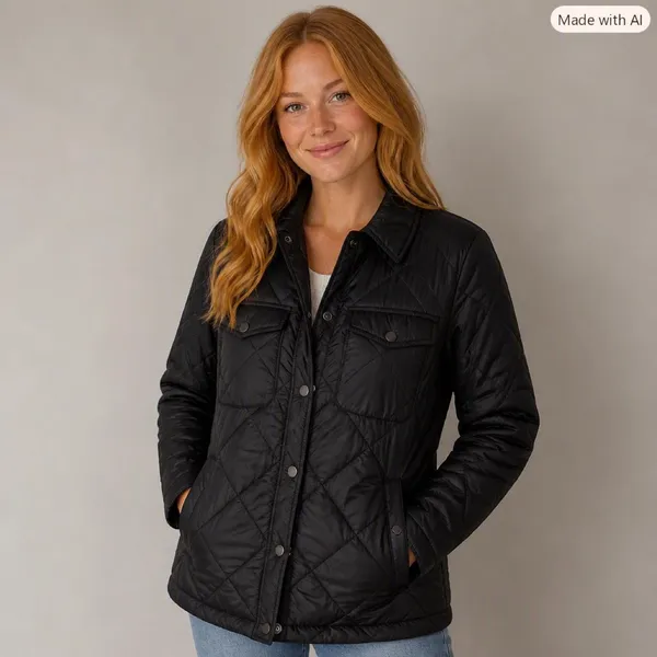 NWT 32 Degrees Heat Quilted Jacket 🖤 - Image 7