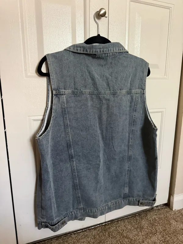 Amazon Denim Vest Blue - Image 4