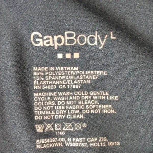 Gap Body Capri Leggings | Gap Body Leggings Capris | Gap Chevron Waist Capris - Image 3