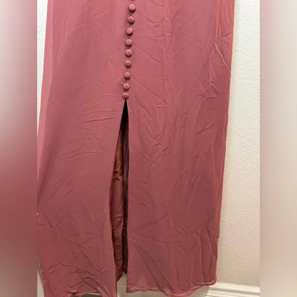 Azazie Women’s Alaya Ready to Ship Dusk Bridesmaid Dresses Size 6 in Desert Rose - Image 5
