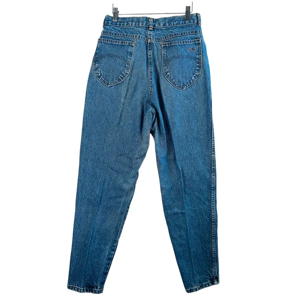 Chic Vintage High Rise Mom Jeans Made in USA Sz 26 Tapered Leg 90s‎ Denim - Image 2