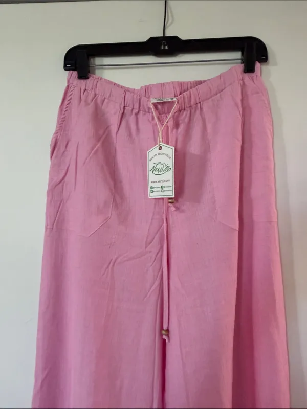 Very J Pink Wide Leg Pants - Image 4