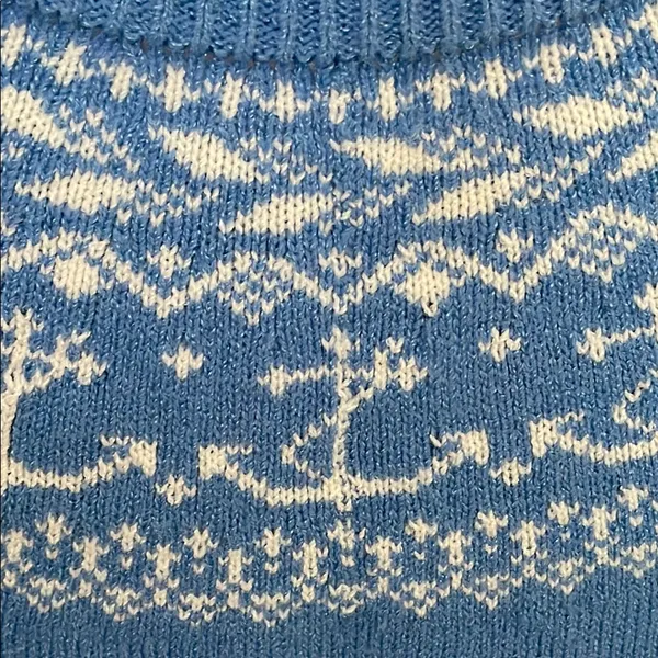 Vintage Handmade Cottage Core Cardigan Large Coastal - Image 3