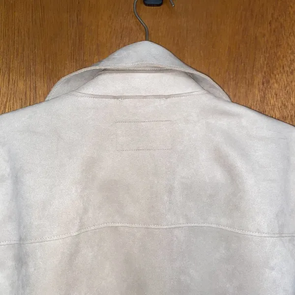 Tan Vegan Suede Jacket - Image 6