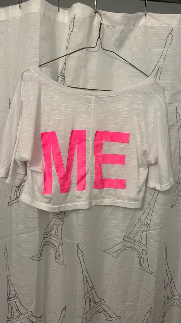 Cropped graphic tee White Size M - Image 5