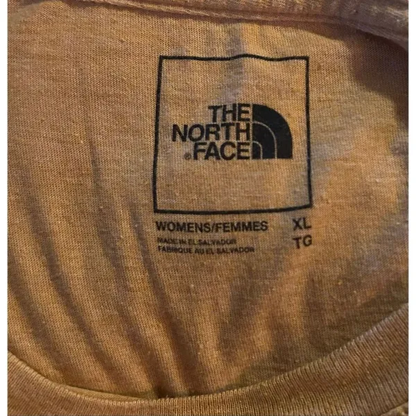 The North Face Yellow T-shirt Womens Size XL - Image 3
