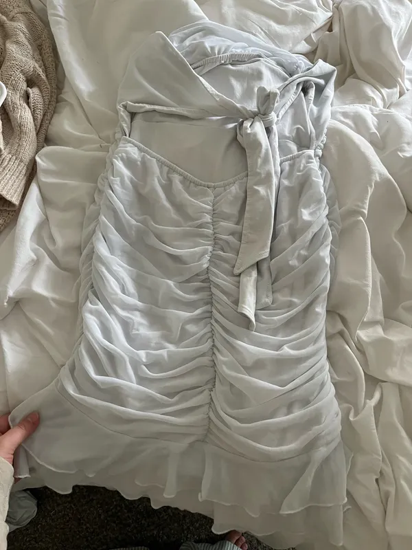 White Amazon Dress Mini - Image 3