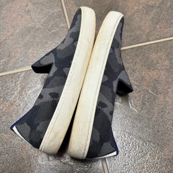 Rothy’s The Original Sneakers Slip On Shoes Camouflage Camo Gray Grey 10 - Image 12