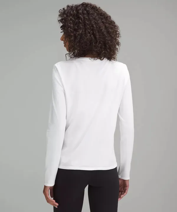 White Lululemon long sleeve T-shirt - Image 2
