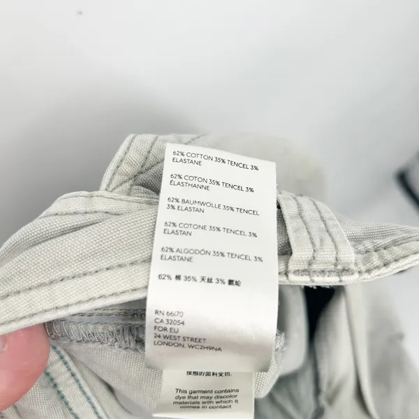 By Anthropologie Womens Nell Canvas Utility Gorpcore Straight Leg Cargo Pants 29 - Image 7