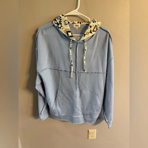 Buckle Exposed Seam Hoodie - Image 2