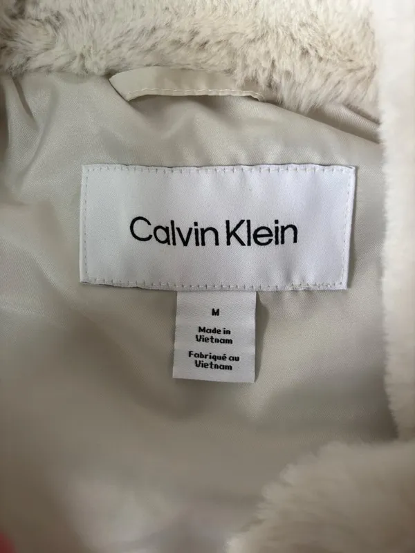 Calvin Klein White Puffer Vest - NWT - Size Medium - Image 5