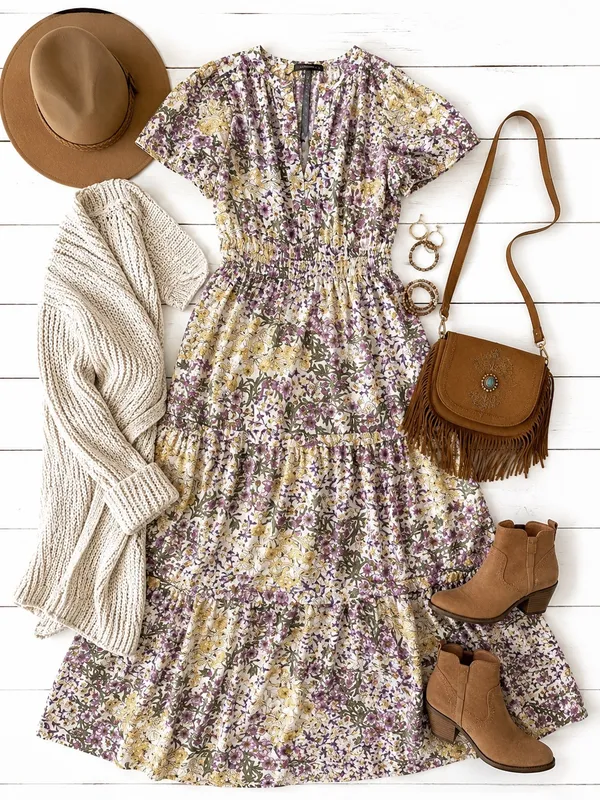 Anthropologie Floral Maxi Dress - Image 2