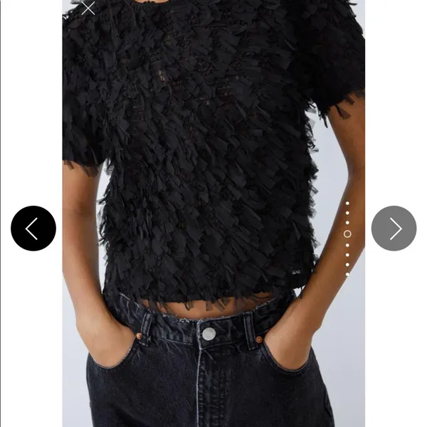 Zara chiffon crop top - Image 4