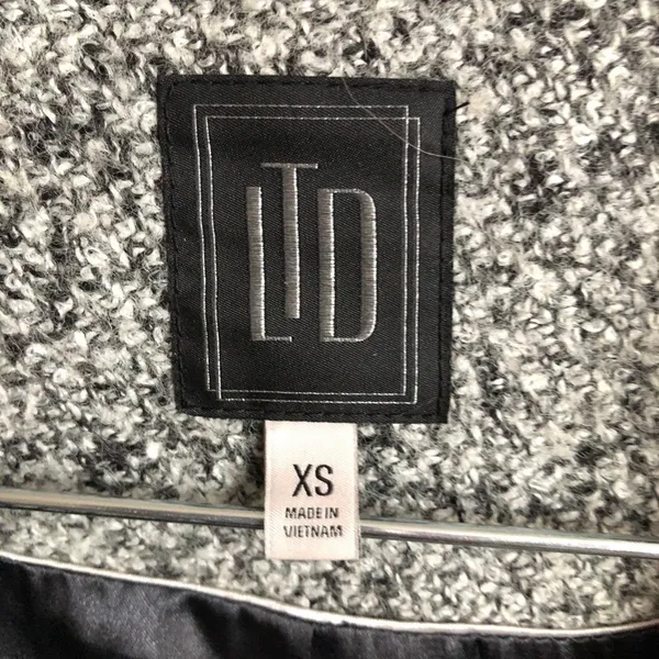 LTD‎ Wool Blend Coat Gray Size XS - Image 3