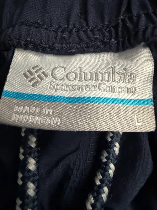 Columbia Navy Blue Athletic Shorts - Image 5