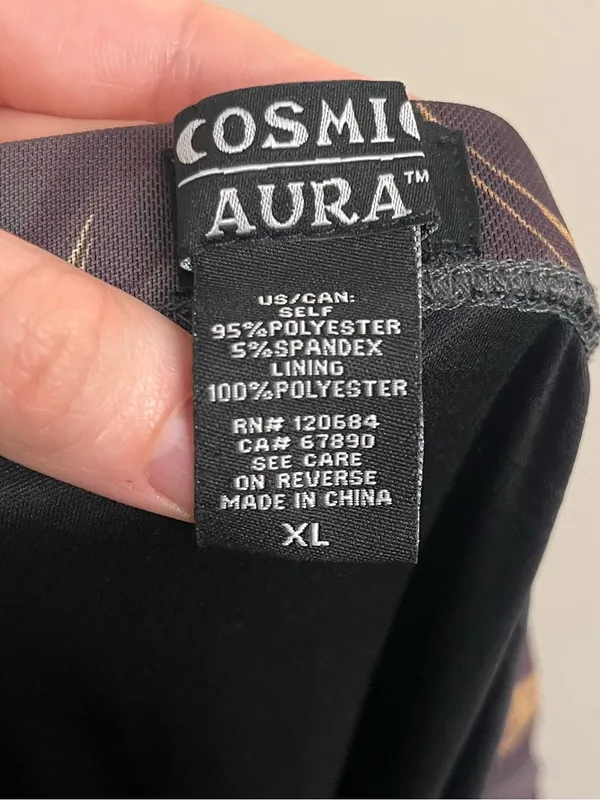 Cosmic Aura Hot Topic Celestial Skull Midi Skirt XL - Image 6