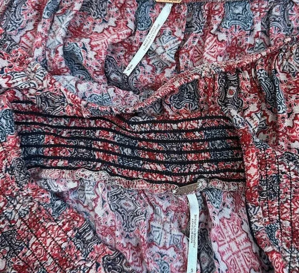FREE PEOPLE Two Piece Crop Top Mini Skirt Set Size Small - Image 10