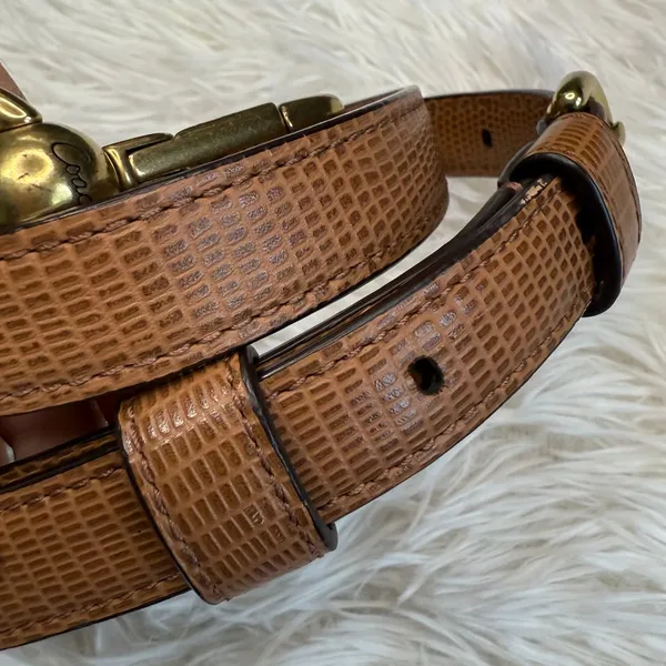COACH Brown Replacement Strap - Image 5